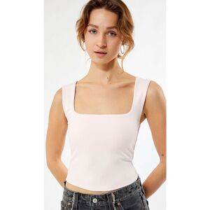 NWT Pac Sun Amaya Pink Connor Tank Top. Women’s Small  #crop